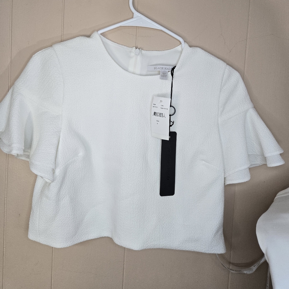 Black Halo Syon 2 piece jumpsuit women's 0